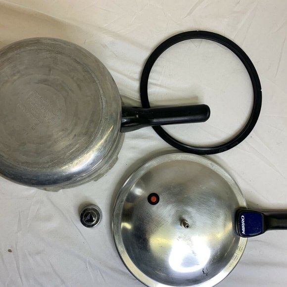 Vintage Mirro Aluminum Pressure Cooker 4.2 Quart - Picture 3 of 5